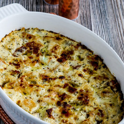 Turnip Gratin With Bacon