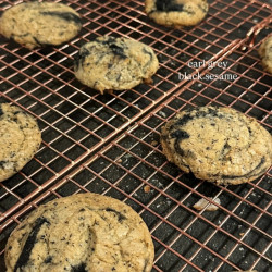 Black Sesame Earl Grey Cookies
