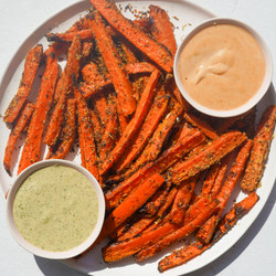 Cardamom Baked Carrot Fries