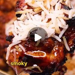 Honey Smokey Grilled Air Fryer Chicken
