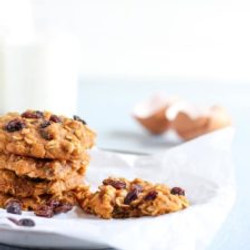 Coconut Flour Oatmeal Raisin Cookies