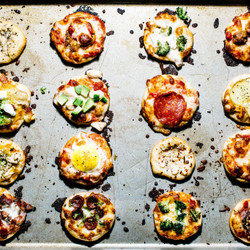 Mini No-knead Pizzas · I Am A Food Blog