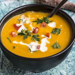 Immune-boosting Sweet Potato And Carrot Soup