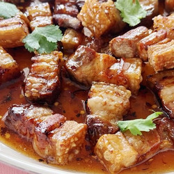 Hot Honey Crispy Air Fryer Pork Belly must must