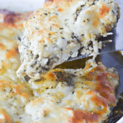 Low Carb Chicken Pesto Bake