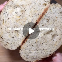 Sugared Lemon Poppyseed Sourdough