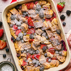 Berries &amp; Cream French Toast Casserole