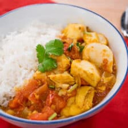 Burmese Fish And Tomato Curry