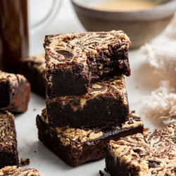 Tahini Swirl Brownies