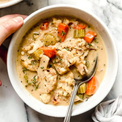 Creamy Roasted Cauliflower Chowder