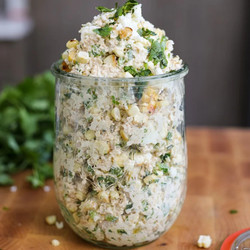 Chicken Salad With Corn And Chili Lime Yogurt Dressing