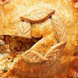 Next Level Cheese, Potato And Onion Pie