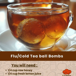 Diy Flu/Cold Tea Ball Bombs
