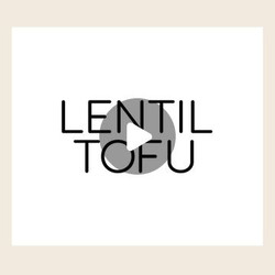 1-ingredient Lentil Tofu