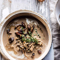 Cream Of Mushroom Chicken Wild Rice Soup.