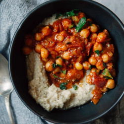 Seven Spice Chickpea Stew With Tomatoes And Coconut