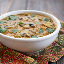 Mushroom Mattar Methi Malai