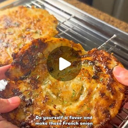 French Onion Roast Garlic Butter Paratha