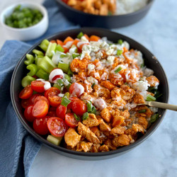 Buffalo Chicken Rice Bowls