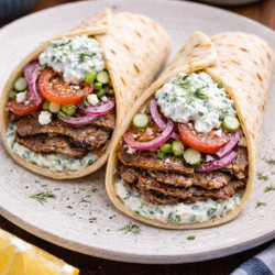 EUROPEAN STREET-STYLE DÖNER WRAPS (BEEF &amp; LAMB)