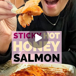 Sticky Hot Honey Salmon