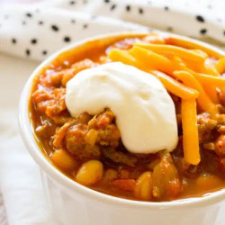 Crockpot Turkey Pumpkin Chili