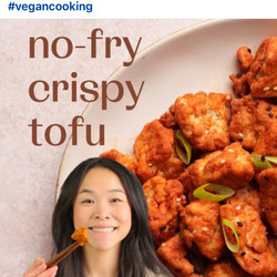 No Fry Crispy Tofu