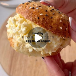 Healthy High Protein Bagels