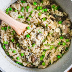 Creamy Vegan Mushroom Risotto