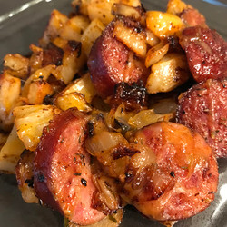Oven-roasted Smoked Sausage &amp; Potatoes Recipe