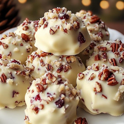White Chocolate Cranberry Pecan Clusters