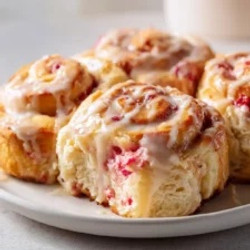 Strawberry Cheesecake Cinnabon Rolls