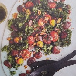 Christmas Lima, Kale, And Cherry Tomato Salad With Honey-dill Dressing - Cool Beans