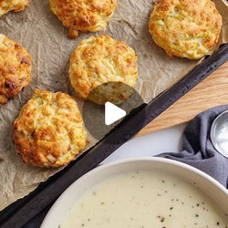Cheese &amp; Leek Scones And Creamy Chicken &amp; Sweetcorn Soup