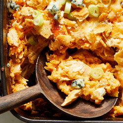 Buffalo Chicken &amp; Rice Casserole