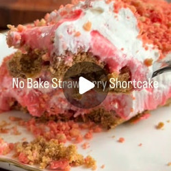 No Bake Strawberry Shortcake