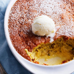 Banana And Passionfruit Pudding