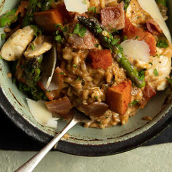 The Seafood Shack's Creamy Hake Risotto With Roasted Butternut Squash