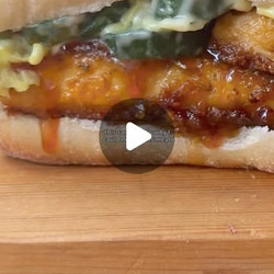 Hot Hunny Crispy Tofu Sandwich