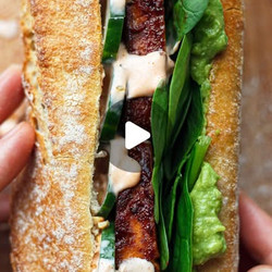 Hoisin Tofu Baguettes