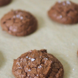Salted Chocolate Rye Cookies