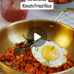 20-minute Kimchi Fried Rice