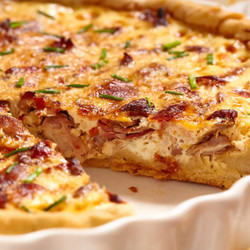 Tarte Aux Poireaux Et Aux Lardons