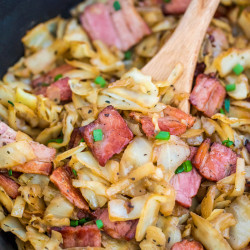 Easy Bacon Fried Cabbage