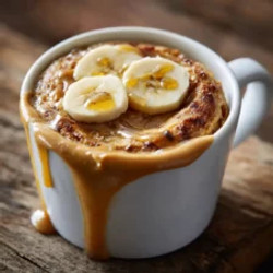 Peanut Butter Banana Mug Cake