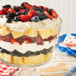 Red, White, And Blue Trifle
