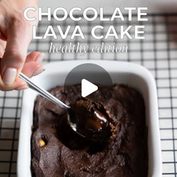 Chocolate Lava Cake - with avocado