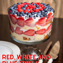 Red, White, And Blue Trifle