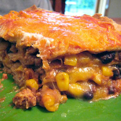 Stacked Burrito Pie