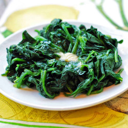 Steamed Spinach